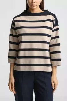 Свитшот хлопковый в полоску Betty Barclay