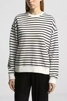 Свитшот хлопковый в полоску Marc O'Polo Denim