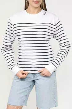 Свитшот хлопковый в полоску PEPE JEANS