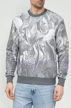 Свитшот из хлопкового хлопка с принтом D.Molina