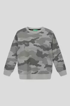 Свитшот из смесового хлопка Benetton