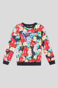 Свитшот с цветочным принтом Guess