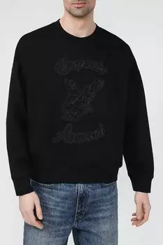 Свитшот с декором EMPORIO ARMANI
