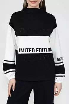 Свитшот с декором из страз Monari