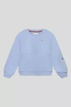 Свитшот с логотипом бренда Tommy Hilfiger