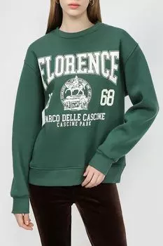 Свитшот с принтом оверсайз кроя Loft