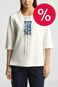 Свитшот с воротником на кулиске Auranna