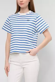 Свободная футболка в полоску TWINSET