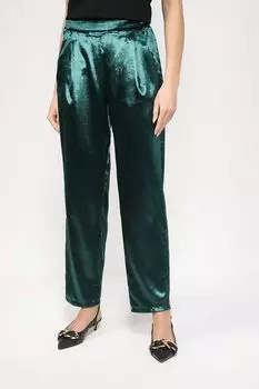Свободные брюки из блестящей ткани SABRINA SCALA