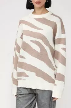 Свободный джемпер с узором BELUCCI