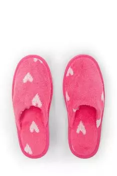 Тапочки с принтом Cuori Pink COINCASA