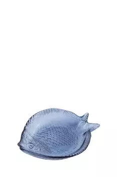 Тарелка декоративная Pesce Vtr Blu COINCASA