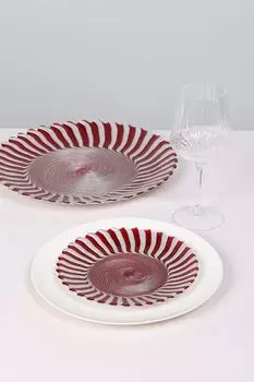 Тарелка десертная с принтом COINCASA