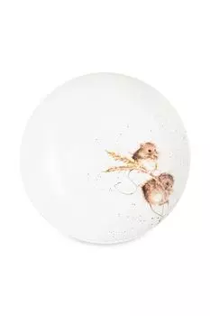 Тарелка для пасты фарфоровая с принтом Забавная фауна Мыши Royal Worcester