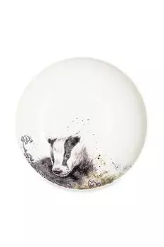 Тарелка для пасты фарфоровая Забавная фауна Барсу Royal Worcester