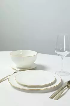 Тарелка фарфоровая десертная Elegance 21maison