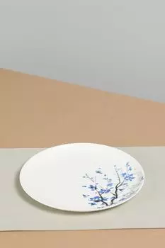 Тарелка фарфоровая обеденная Blue Sakura 21maison