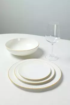 Тарелка фарфоровая пирожковая Elegance 21maison