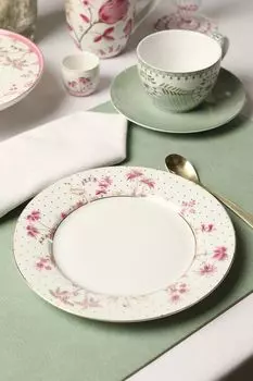 Тарелка фарфоровая с принтом Jolie Pip Studio