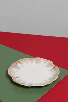 Тарелка керамическая с принтом Camelia COINCASA