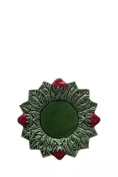 Тарелка обеденная керамическая Земляника Bordallo Pinheiro