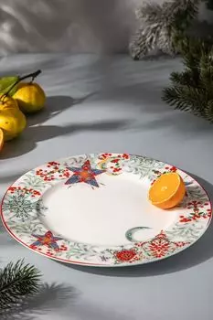 Тарелка обеденная Счастливая Звезда Mix&Match