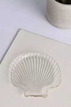 Тарелка стеклянная Shell COINCASA