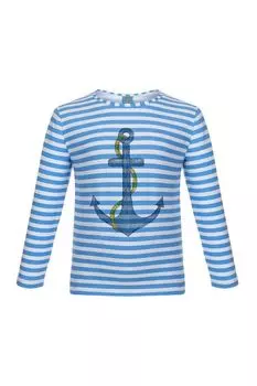 Тельняшка с принтом Якорь LISA&LEO