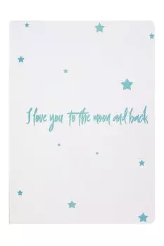 Тетрадь Мятное небо. Звезды на белом Kawaii Factory