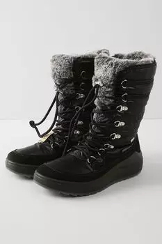 Текстильные сапоги с мехом Ever be
