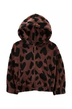 Толстовка флисовая на молнии с принтом Carter's