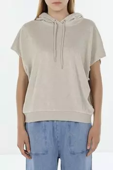 Толстовка хлопковая без рукавов с капюшоном Marc O'Polo