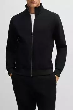 Толстовка хлопковая на молнии BOSS