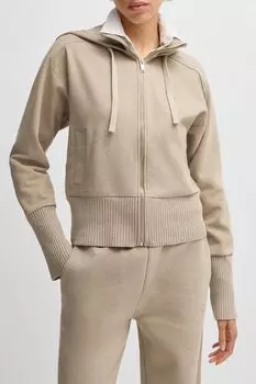 Толстовка хлопковая на молнии BOSS