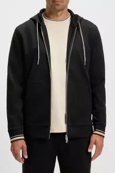 Толстовка хлопковая на молнии BOSS