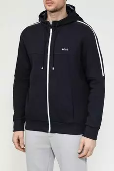 Толстовка хлопковая на молнии BOSS