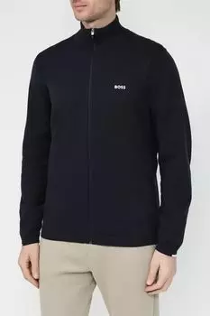 Толстовка хлопковая на молнии BOSS