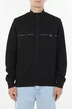 Толстовка хлопковая на молнии Calvin Klein Jeans
