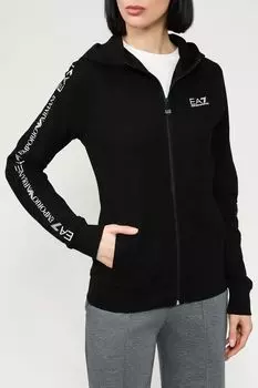 Толстовка хлопковая на молнии Ea7