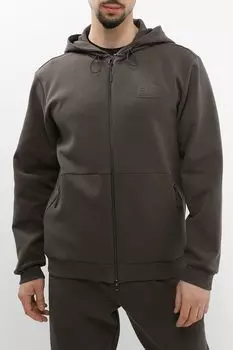 Толстовка хлопковая на молнии Ea7