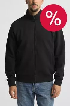 Толстовка хлопковая на молнии EMPORIO ARMANI