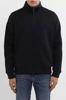 Толстовка хлопковая на молнии EMPORIO ARMANI