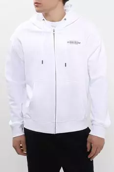 Толстовка хлопковая на молнии Guess Jeans