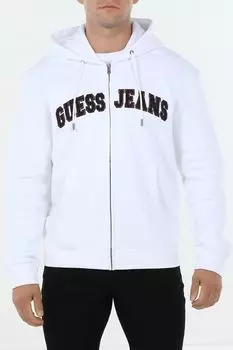 Толстовка хлопковая на молнии Guess Jeans