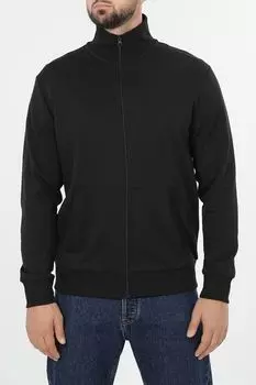 Толстовка хлопковая на молнии Jack & Jones