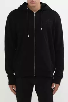 Толстовка хлопковая на молнии Karl Lagerfeld