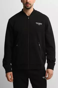 Толстовка хлопковая на молнии Karl Lagerfeld