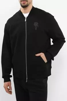 Толстовка хлопковая на молнии Karl Lagerfeld