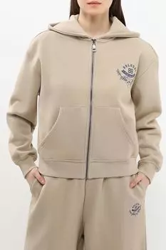 Толстовка хлопковая на молнии с капюшоном BELUCCI