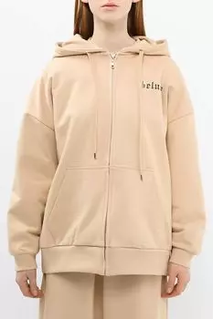 Толстовка хлопковая на молнии с капюшоном BELUCCI